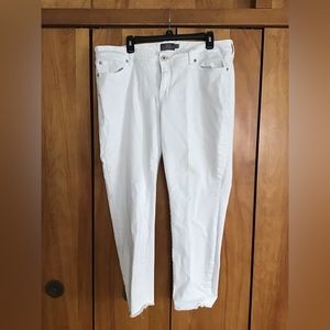 Torrid white denim